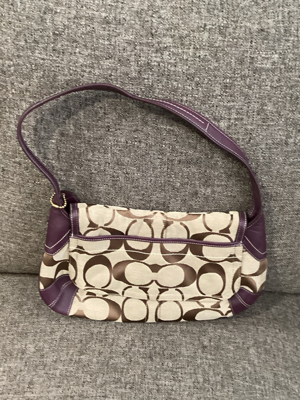 Coach 11257 Flap Ergo Shoulder bag Signature Monogram Canvas - Picture 3 of 16